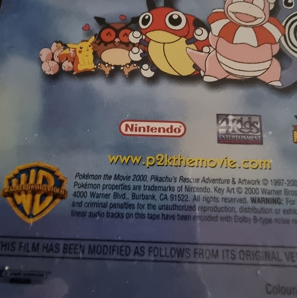 POKEMON: The Movie 2000 Clamshell Case VHS - Picture 3 of 4